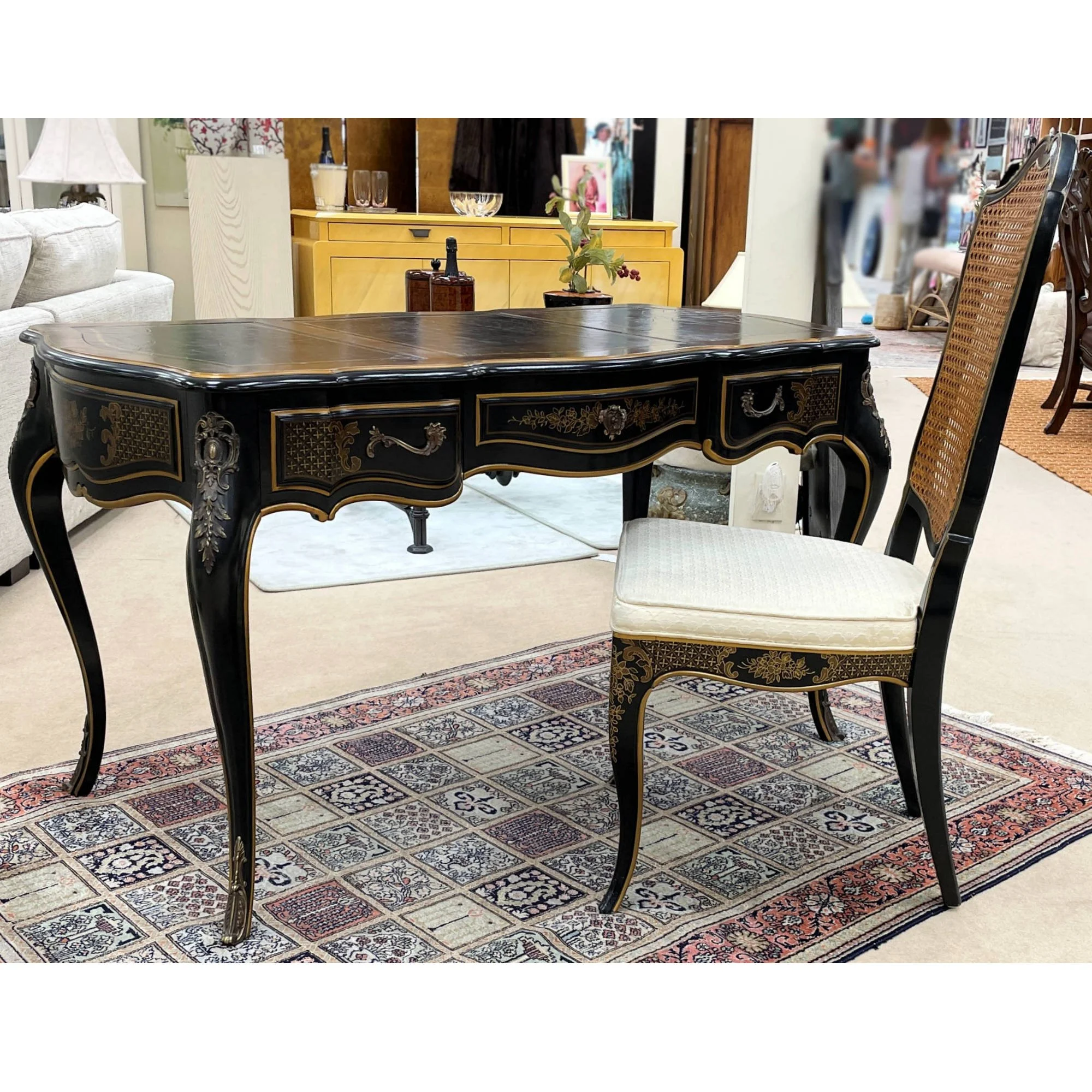 Encore Furniture Gallery-Vintage Drexel French Louis XV Desk With